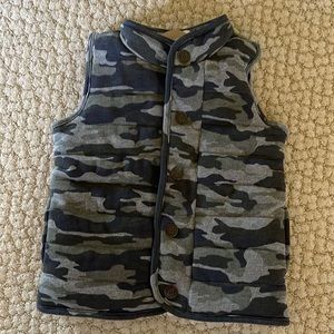 Mud Pie Sherpa Vest, unisex, 24months to 3T